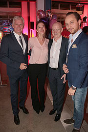 Alexander Schuhmacher (Audi Region Süd), Charlotte von Oeynhausen, Erich Lejeune, Veranstalter und Initiator Christoph Herzog von der von RSVP live! Marketing GmbH (©Foto. Martin Schmitz)